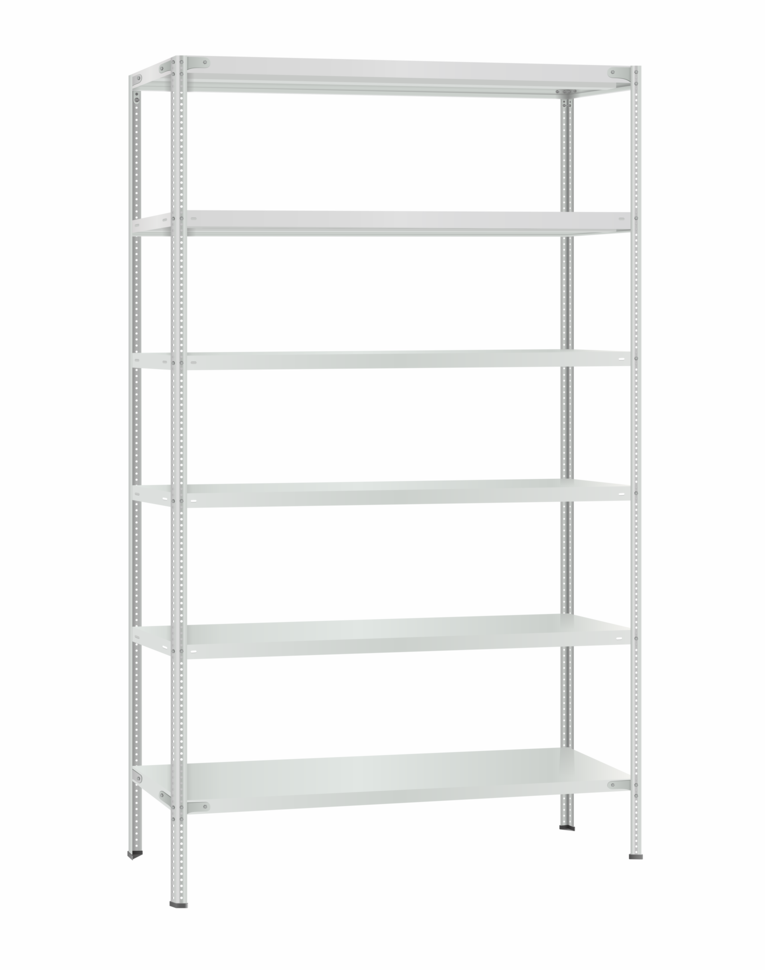 Стеллаж металлический Титан МС-500 3000х1200х500 6 полок Стеллаж металлический Титан МС-500 3000х1200х500 6 полок