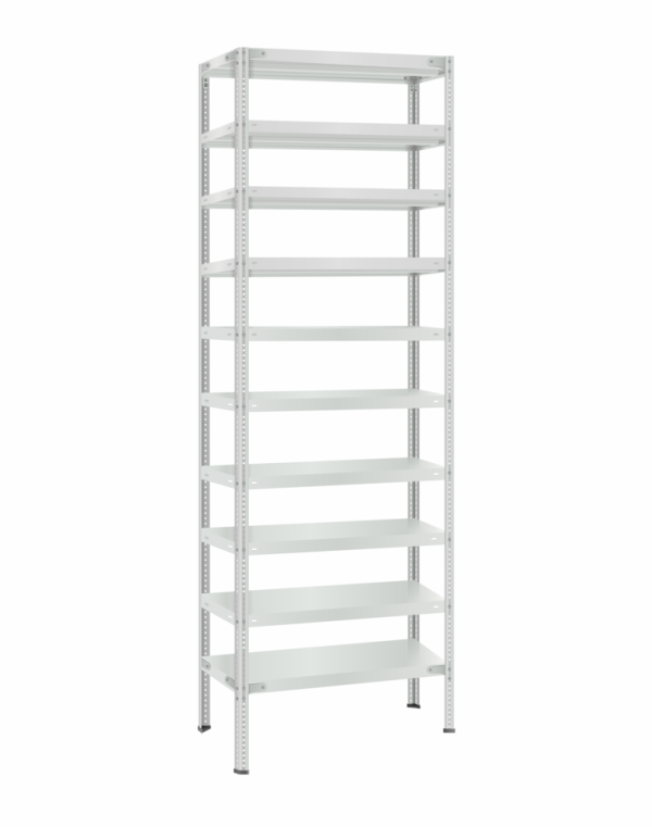 Стеллаж металлический Титан МС-500 3000х700х500 10 полок