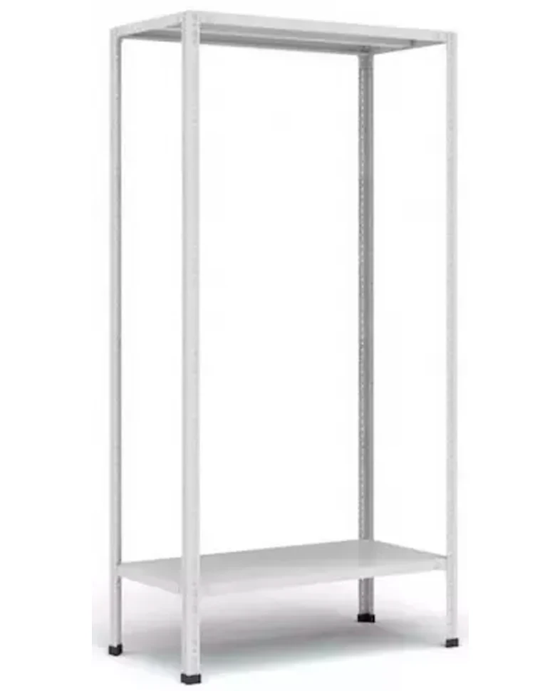 Стеллаж металлический Титан МС-500 1000х1500х400 2 полки Стеллаж металлический Титан МС-500 1000х1500х400 2 полки