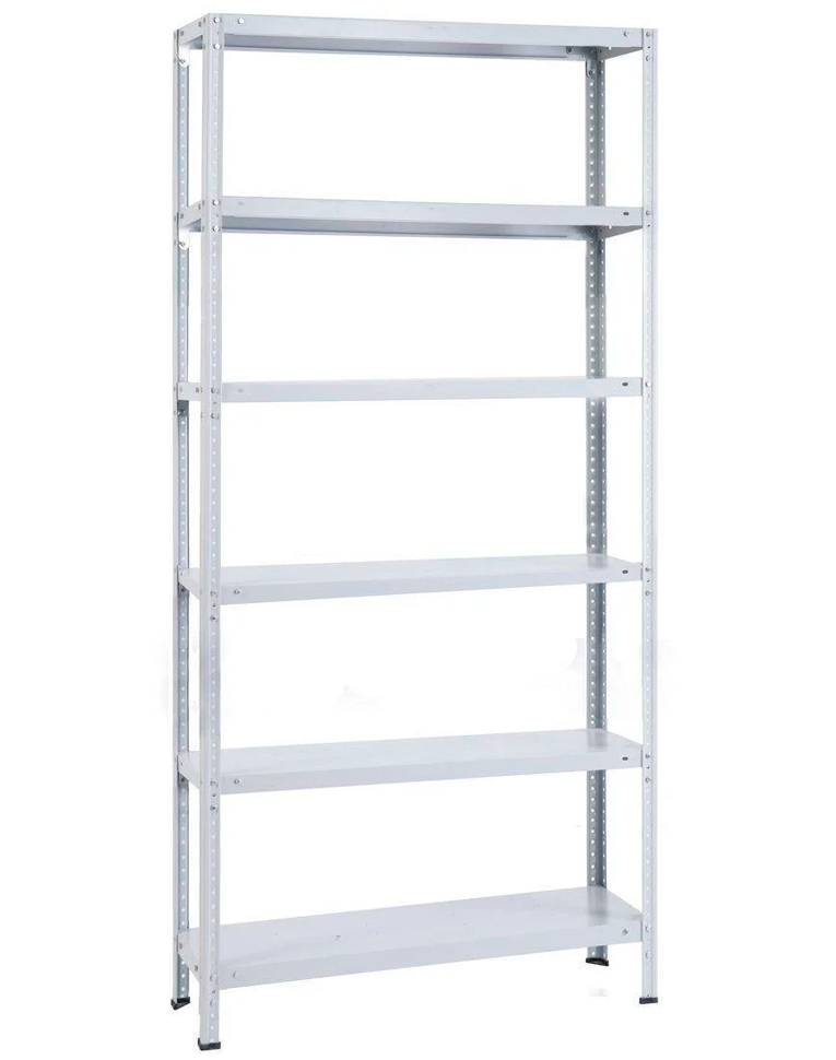 Стеллаж металлический Титан МС-500 1800х1200х600 6 полок Стеллаж металлический Титан МС-500 1800х1200х600 6 полок