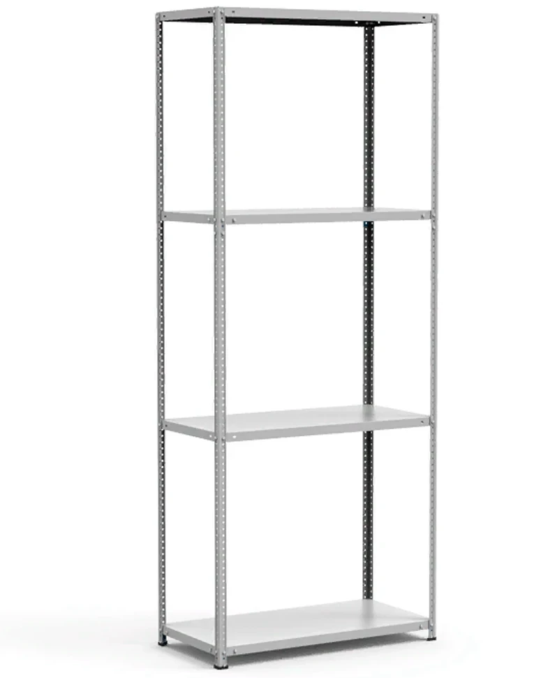 Стеллаж металлический Титан МС-500 2200х1000х500 4 полки Стеллаж металлический Титан МС-500 2200х1000х500 4 полки
