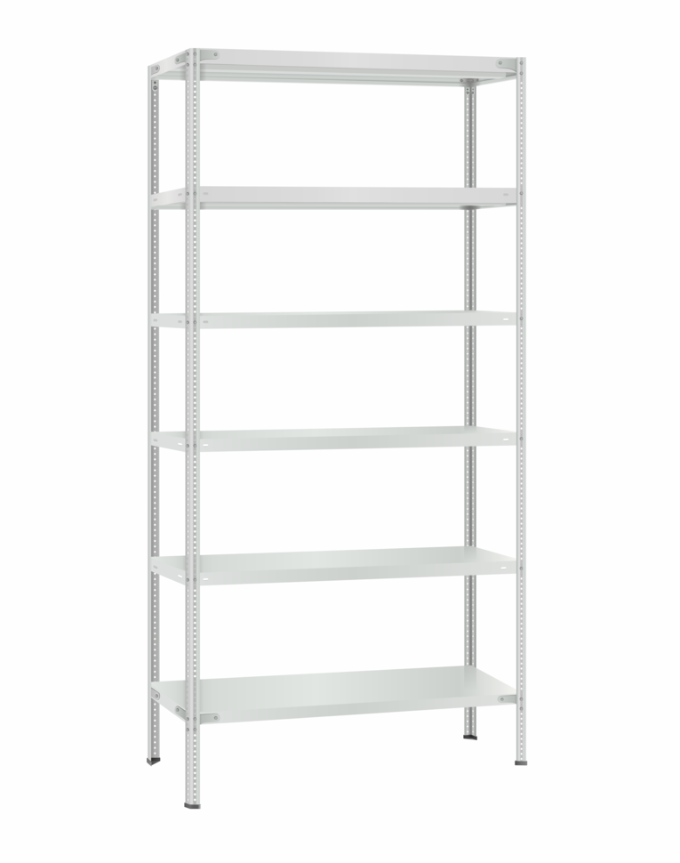 Стеллаж металлический Титан МС-500 2300х1000х500 6 полок Стеллаж металлический Титан МС-500 2300х1000х500 6 полок